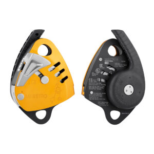 Petzl MAESTRO S Abseilgerät mit integrierter Umlenkrolle mit Rücklaufsperre
